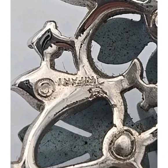 Vintage Crown Trifari Light‎ Blue Enamel Brooch